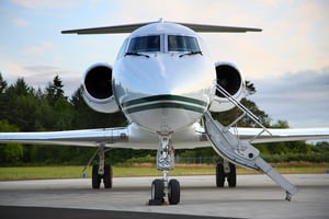 execs in private jets